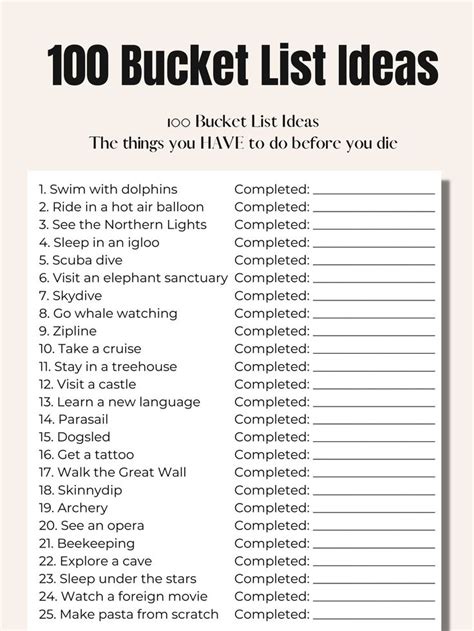 other words for bucket list.